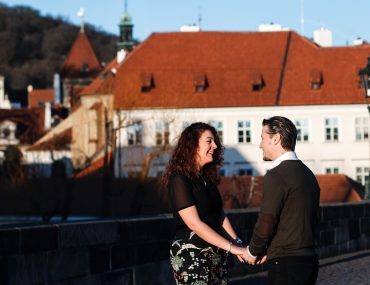 Предложение руки и сердца в Праге